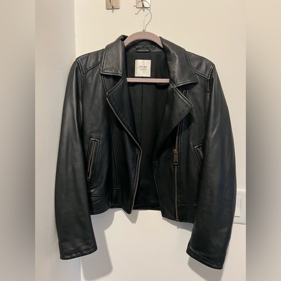 LTH JKT Leather Jacket in Black - Picture 1 of 2